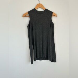 Banana Republic Factory Gray Sleeveless Top